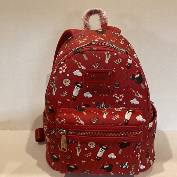 Loungefly Disney Red Backpack - Picture 4 of 8